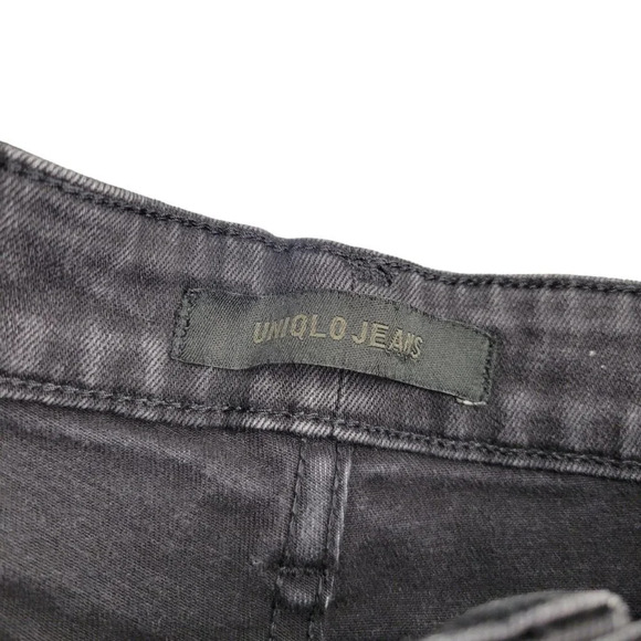 Uniqlo Black Wash High  Rise Skinny Jeans - Picture 5 of 7